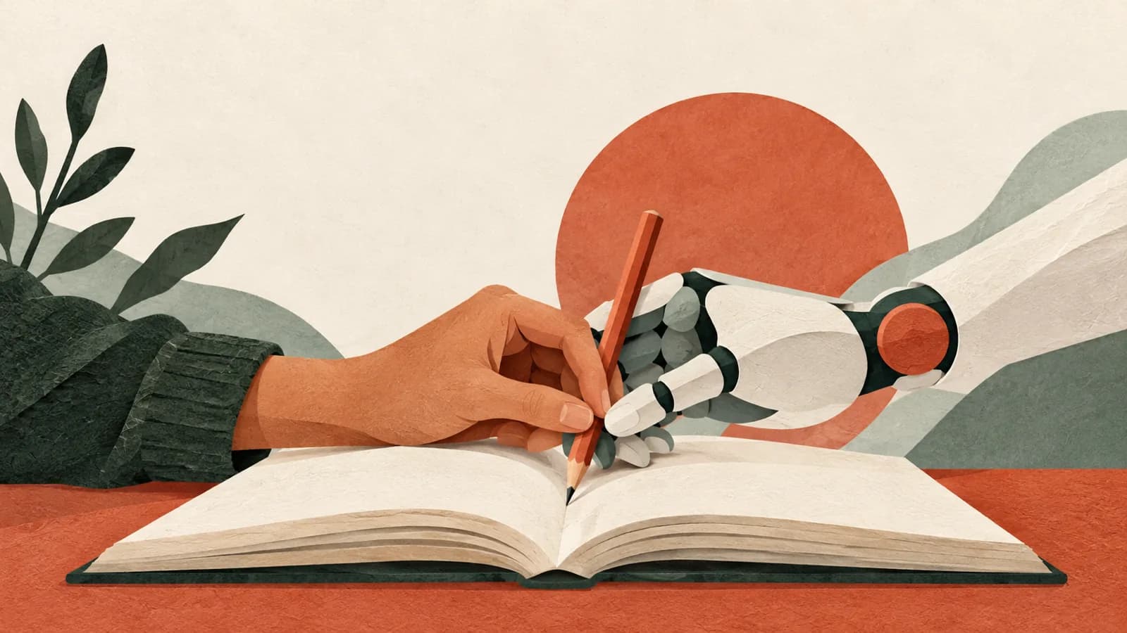 Illustration for AI Writing in PhD Dissertations