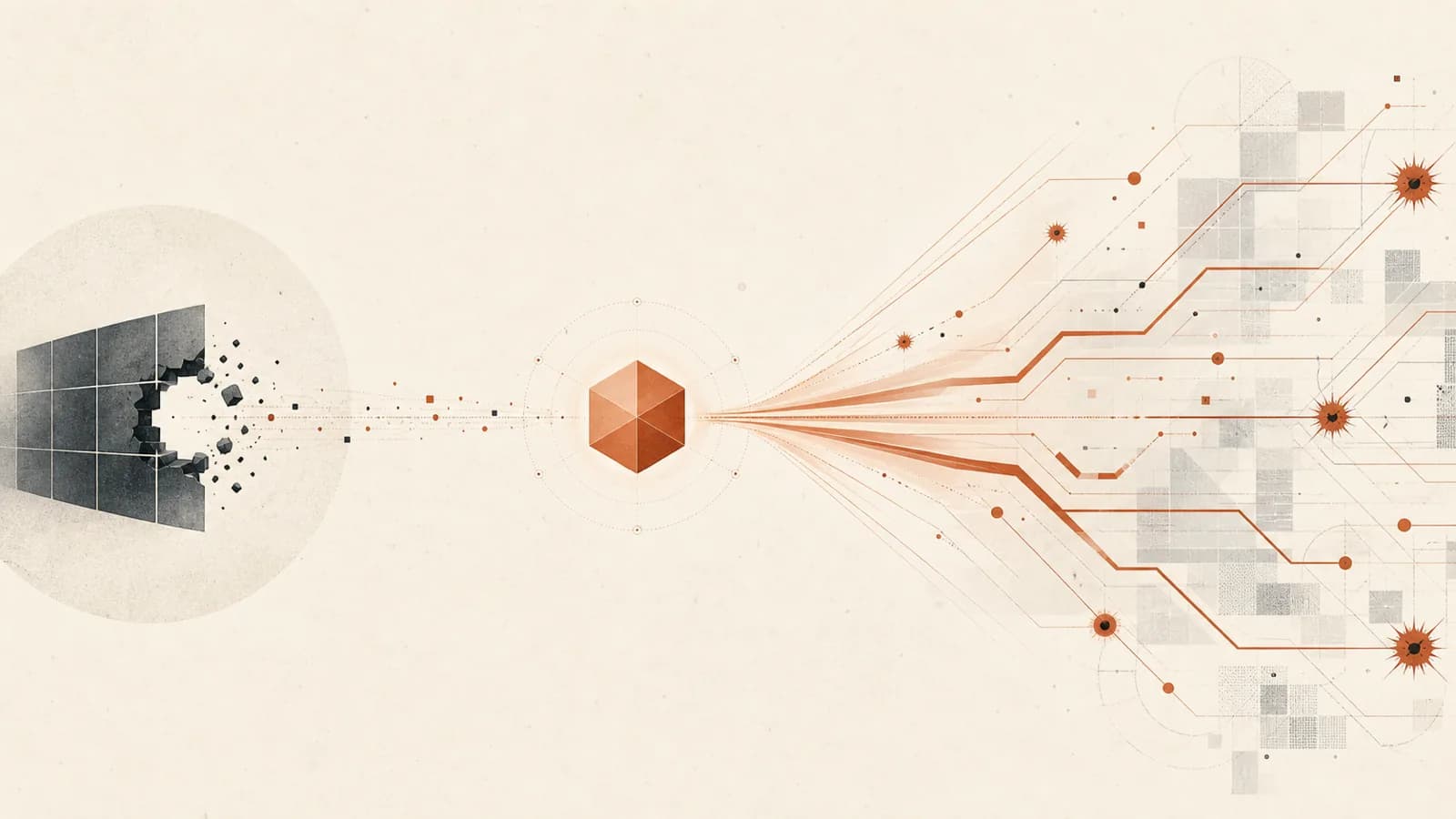 AI 加速的攻擊的示意圖