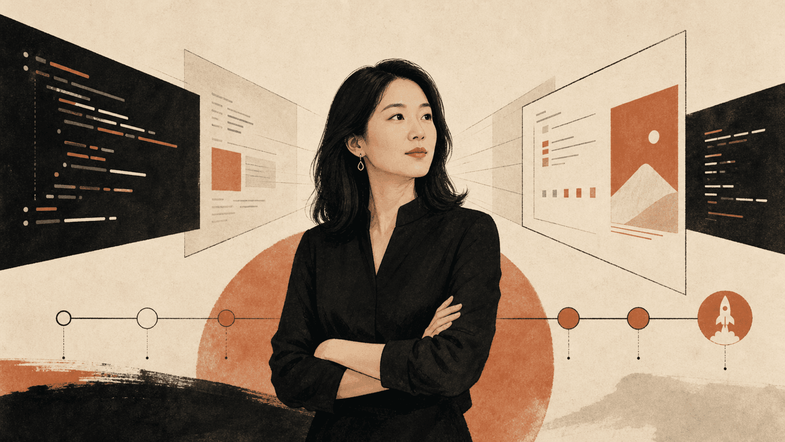 Illustration for Cat Wu