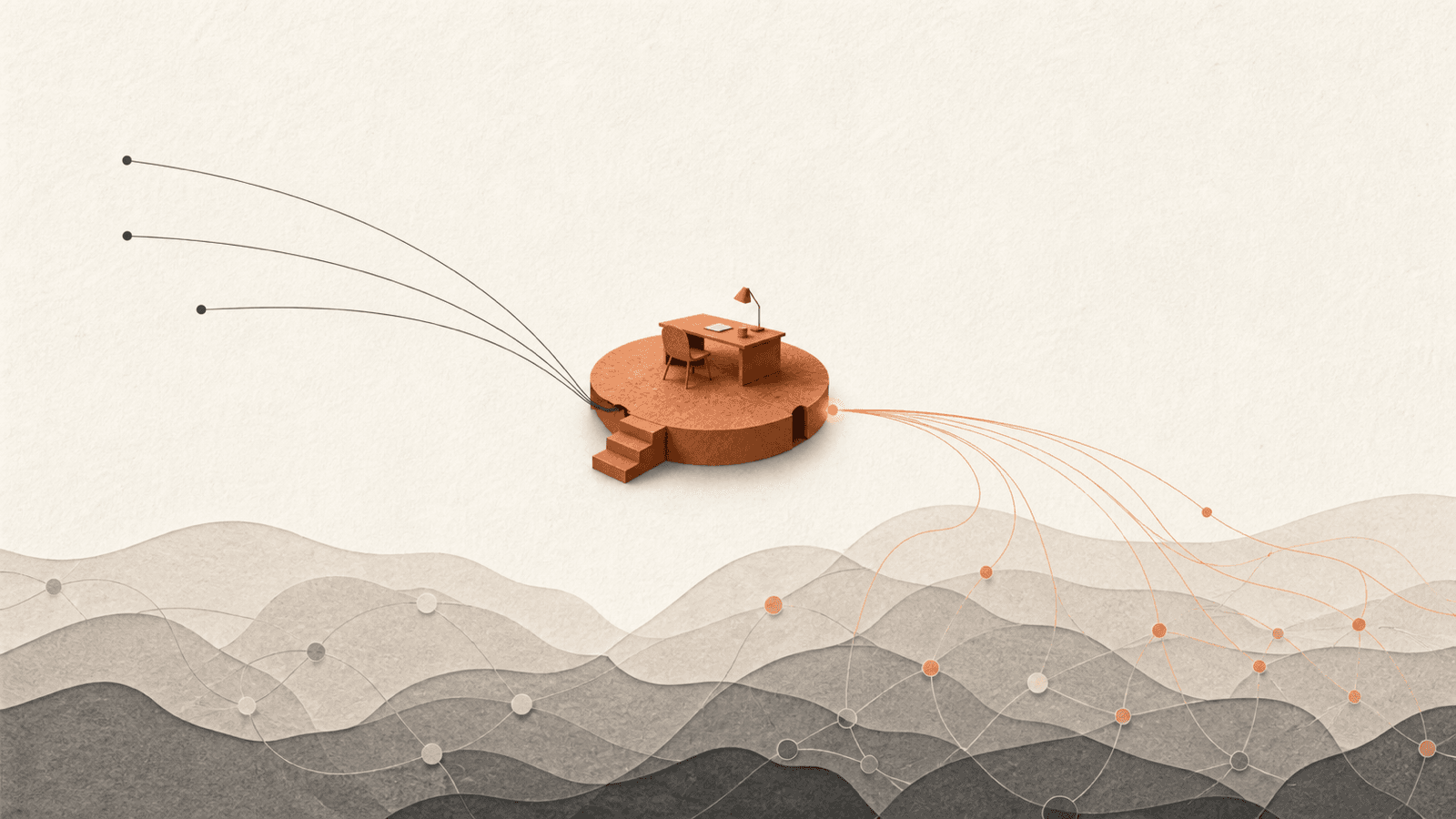 Illustration for The Global Workspace in Language Models (J-space)
