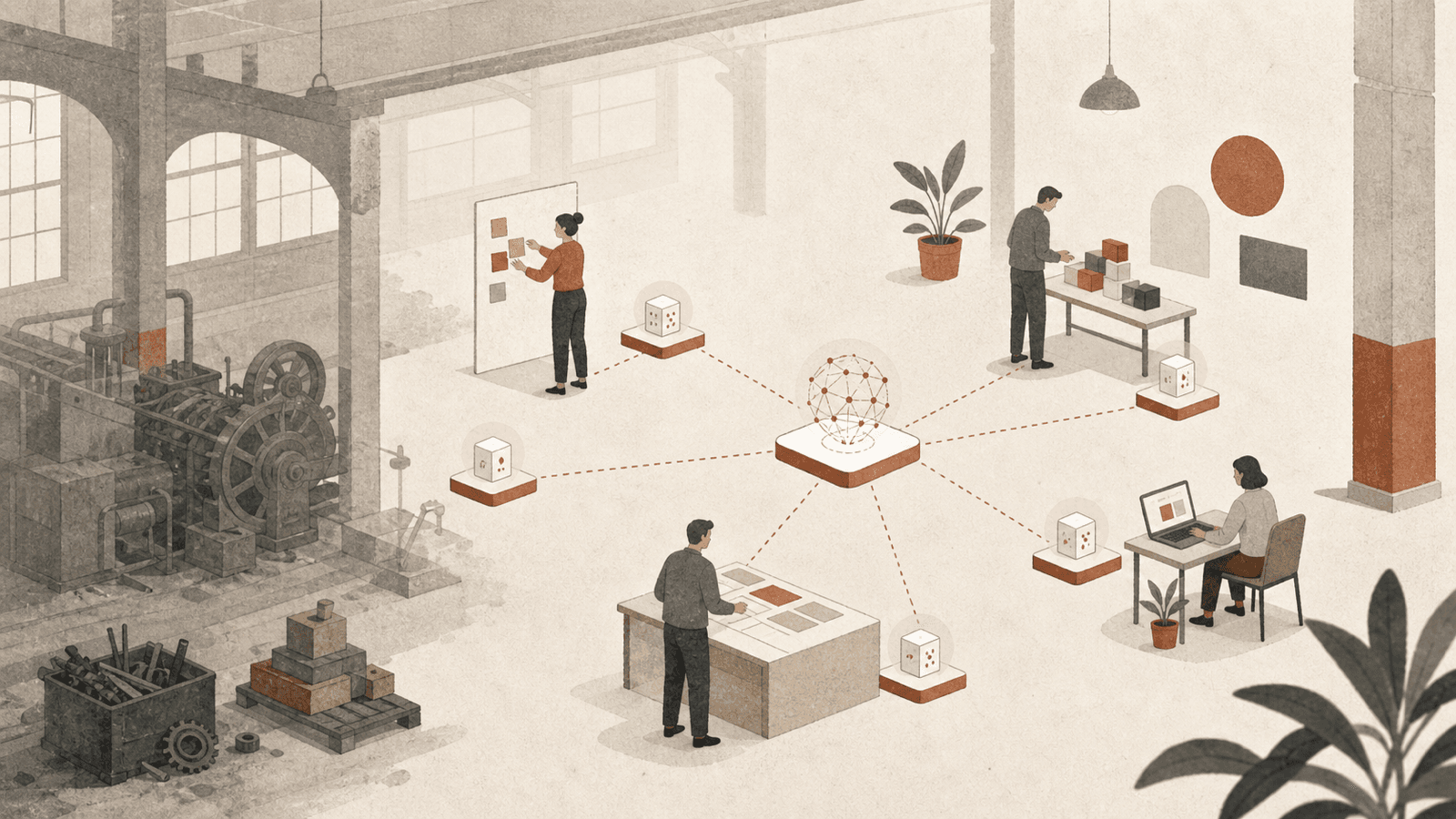 Illustration for Organizational Complements to AI