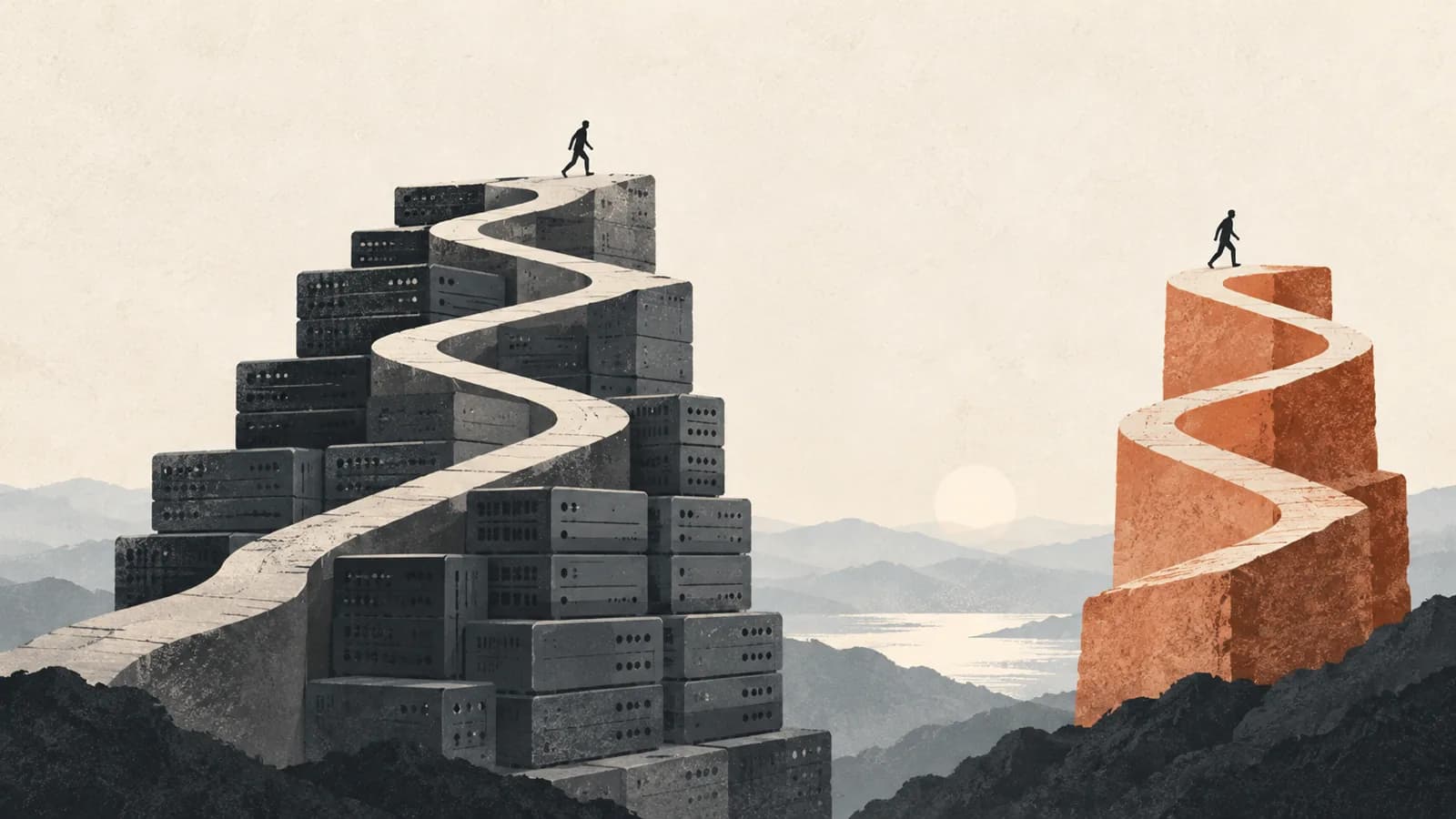 Illustration for The US–China Capability Lag Under a Compute Deficit