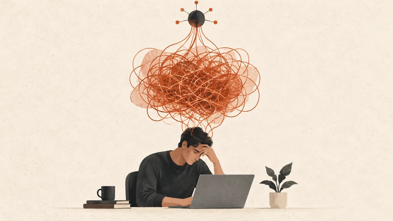 Illustration for Psychological Costs of AI Adoption