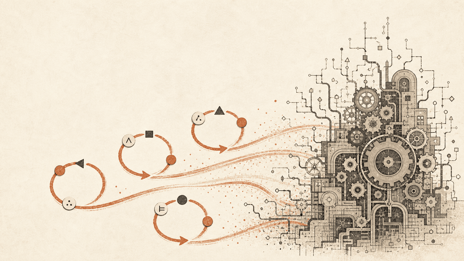 Illustration for Agentic Loops Overtake Bespoke Systems