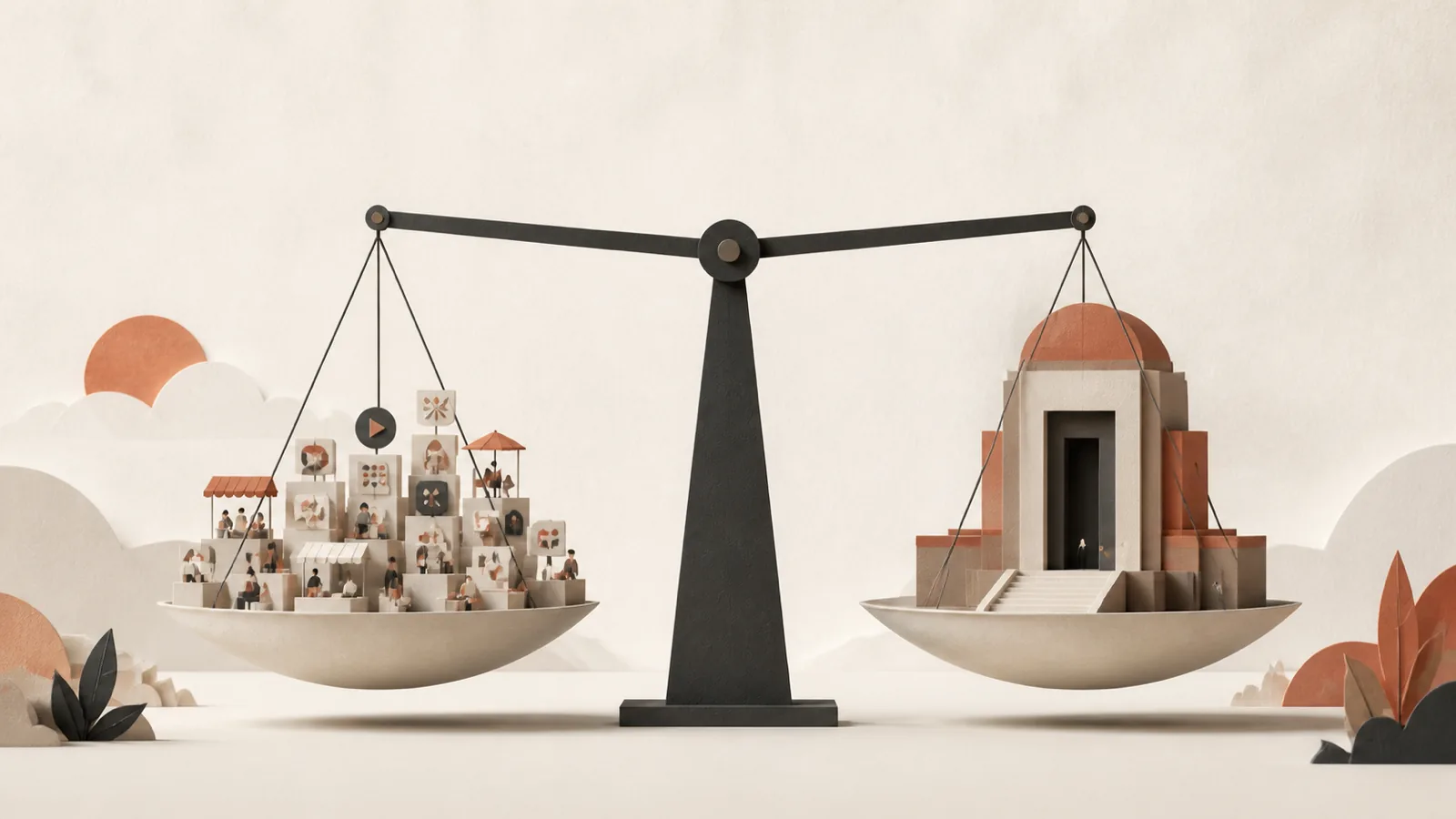 Illustration for AI and Market Power