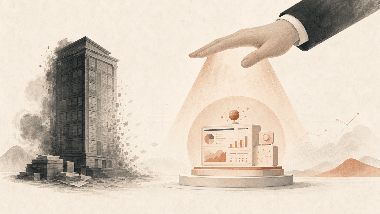 Illustration for The AI-Native Safe-Choice Inversion