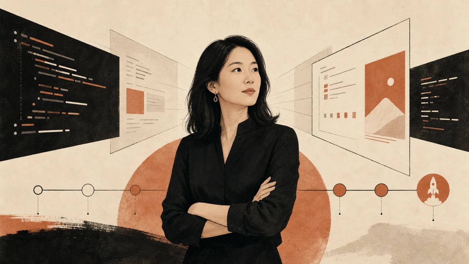 Illustration for Cat Wu