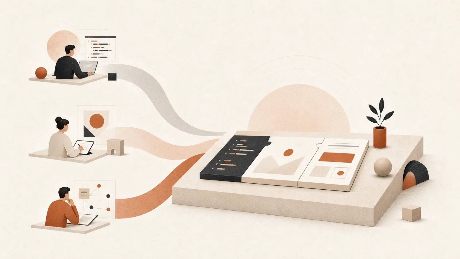 Illustration for Engineer PM Convergence