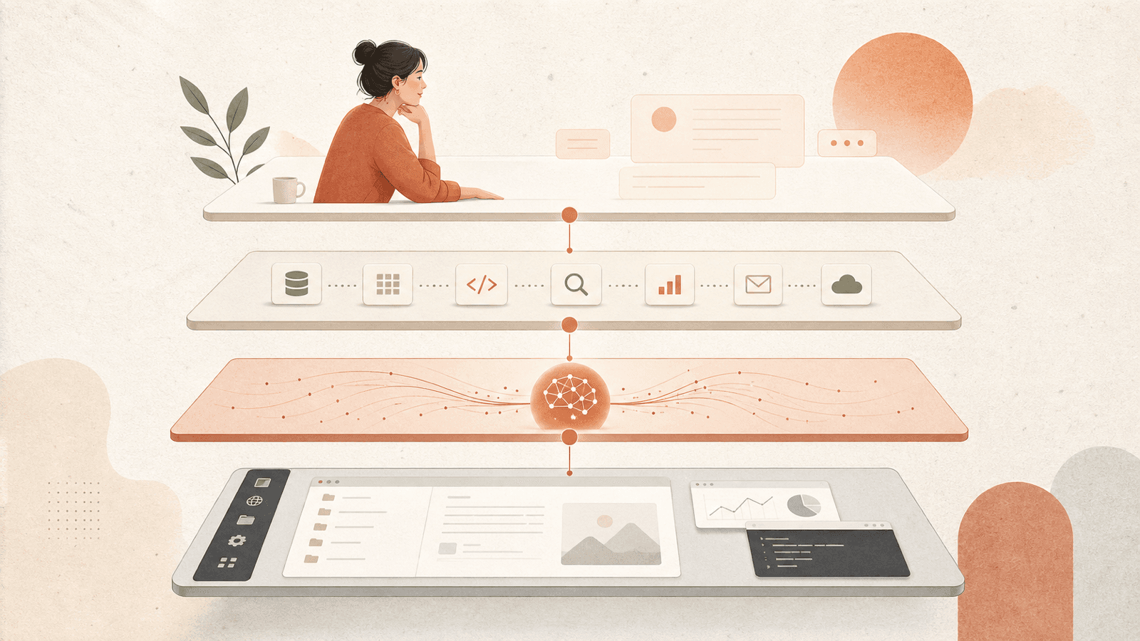 Illustration for The Future of Agent Interfaces