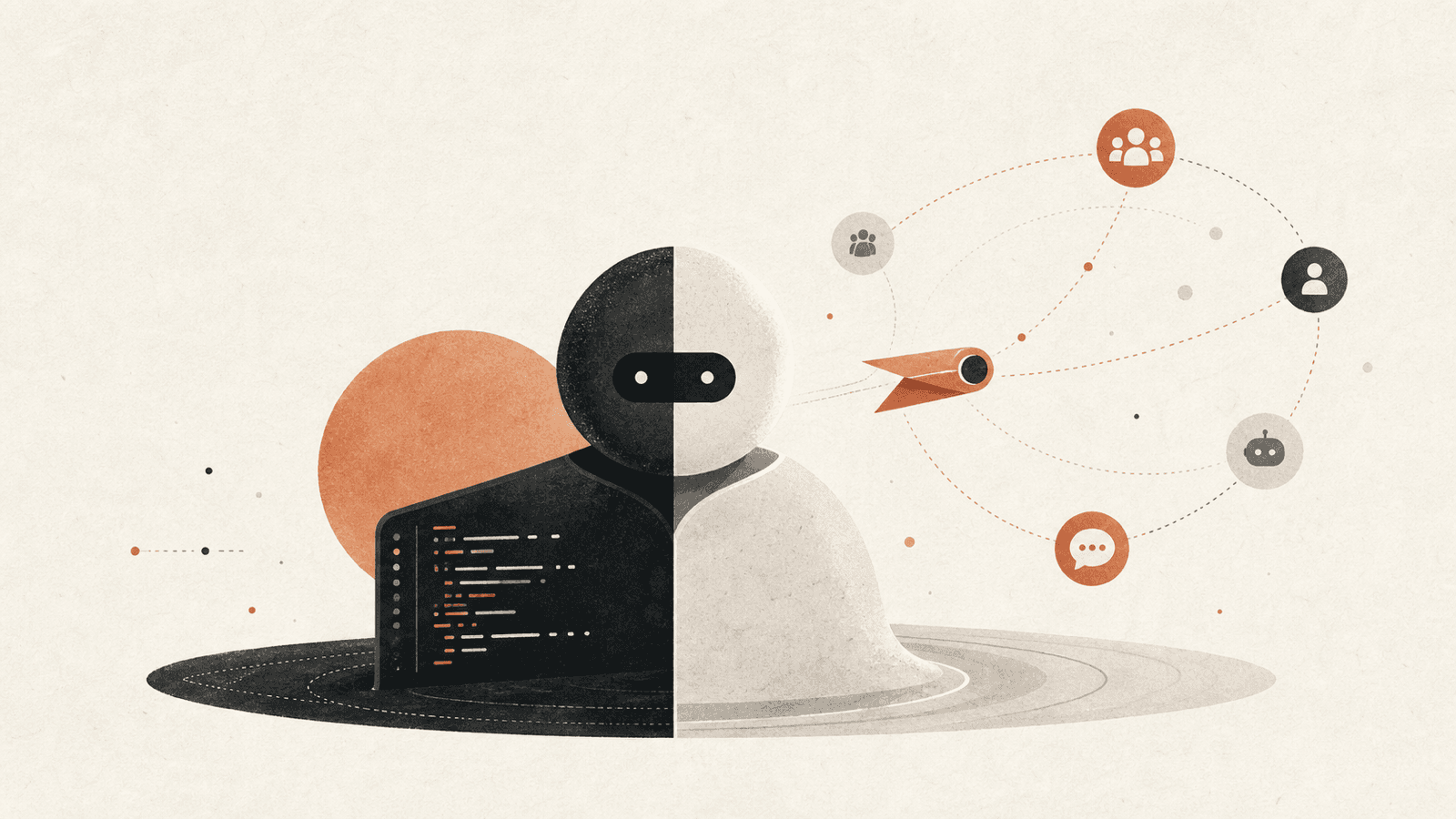 Illustration for Hermes Agent