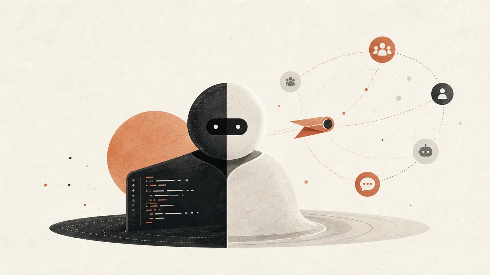Illustration for Hermes Agent