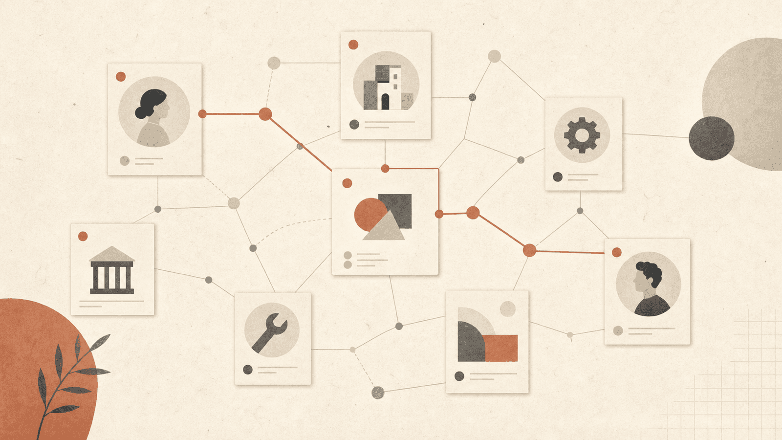 Illustration for MOC — People, Orgs, Tools & Projects